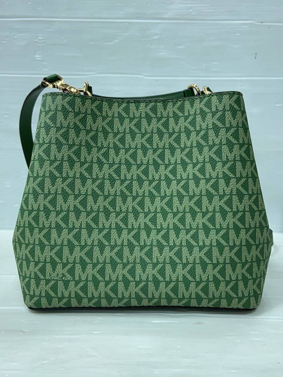 MICHAEL KORS Shoulder Bag Leather GRN All Over Pattern 35S4G3FM5V 3