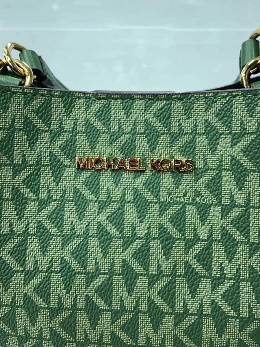 MICHAEL KORS Shoulder Bag Leather GRN All Over Pattern 35S4G3FM5V 5
