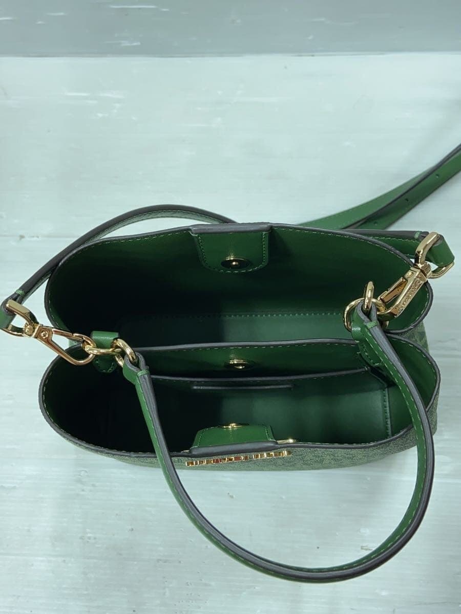 MICHAEL KORS Shoulder Bag Leather GRN All Over Pattern 35S4G3FM5V 6