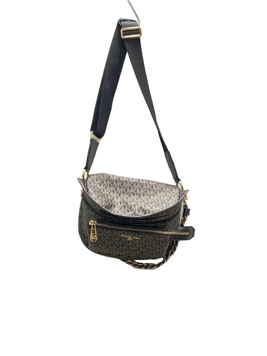 MICHAEL KORS Shoulder Bag Leather BLK 30T1G04M8O