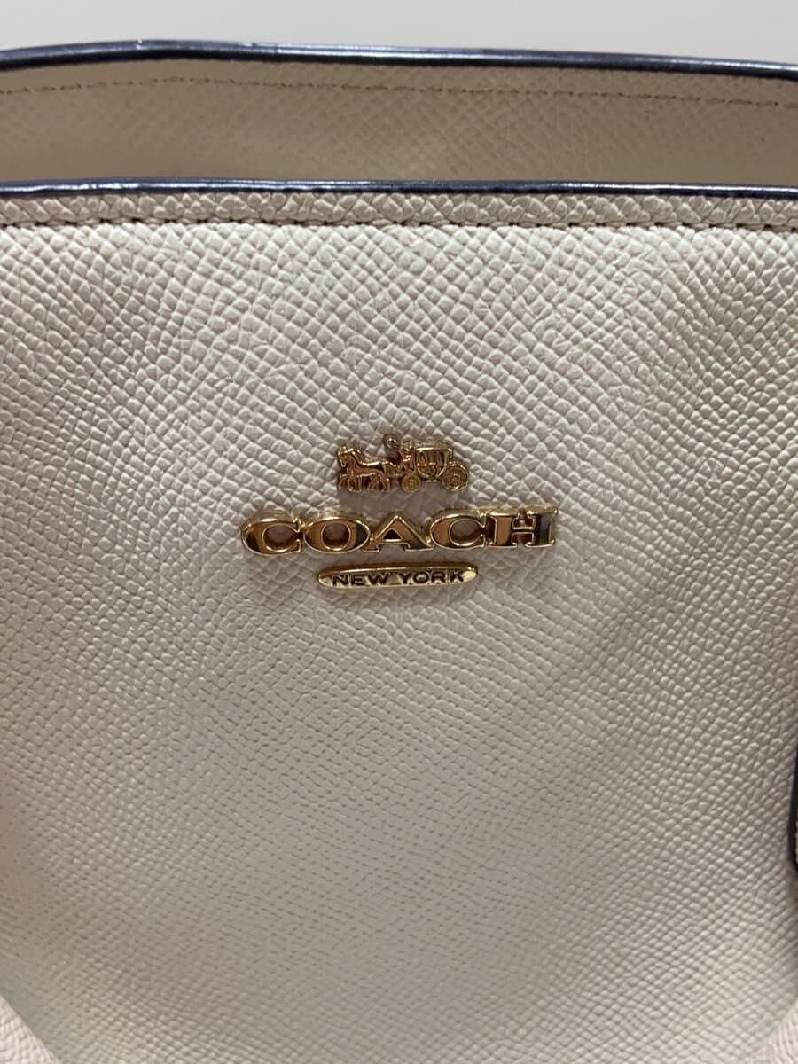 COACH Handbag Leather CRM Solid A1832-F28976 5