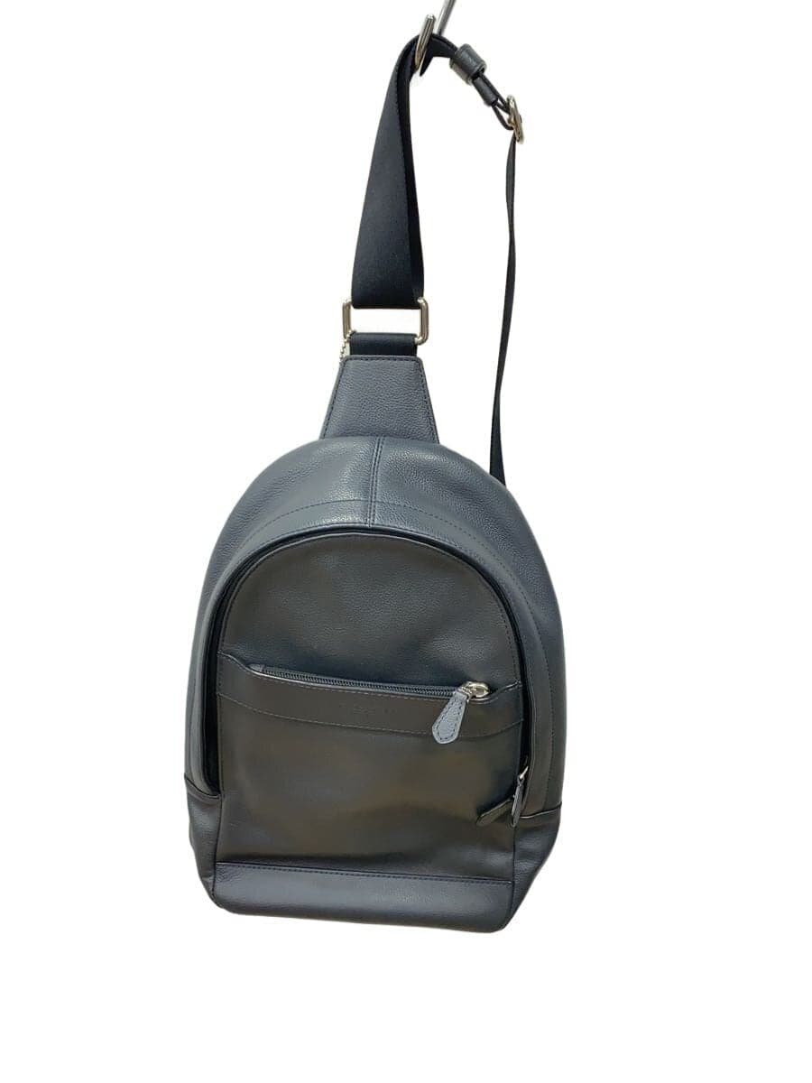 COACH Shoulder Bag Leather GRY Solid 1844-F54770