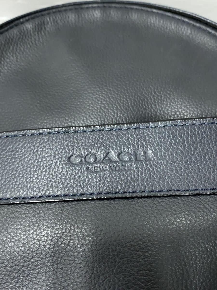 COACH Shoulder Bag Leather GRY Solid 1844-F54770 5