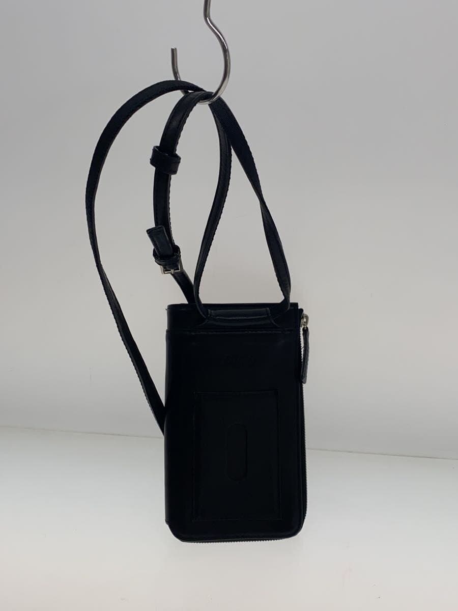 DAKOTA Shoulder Bag Leather BLK Discoloration 3