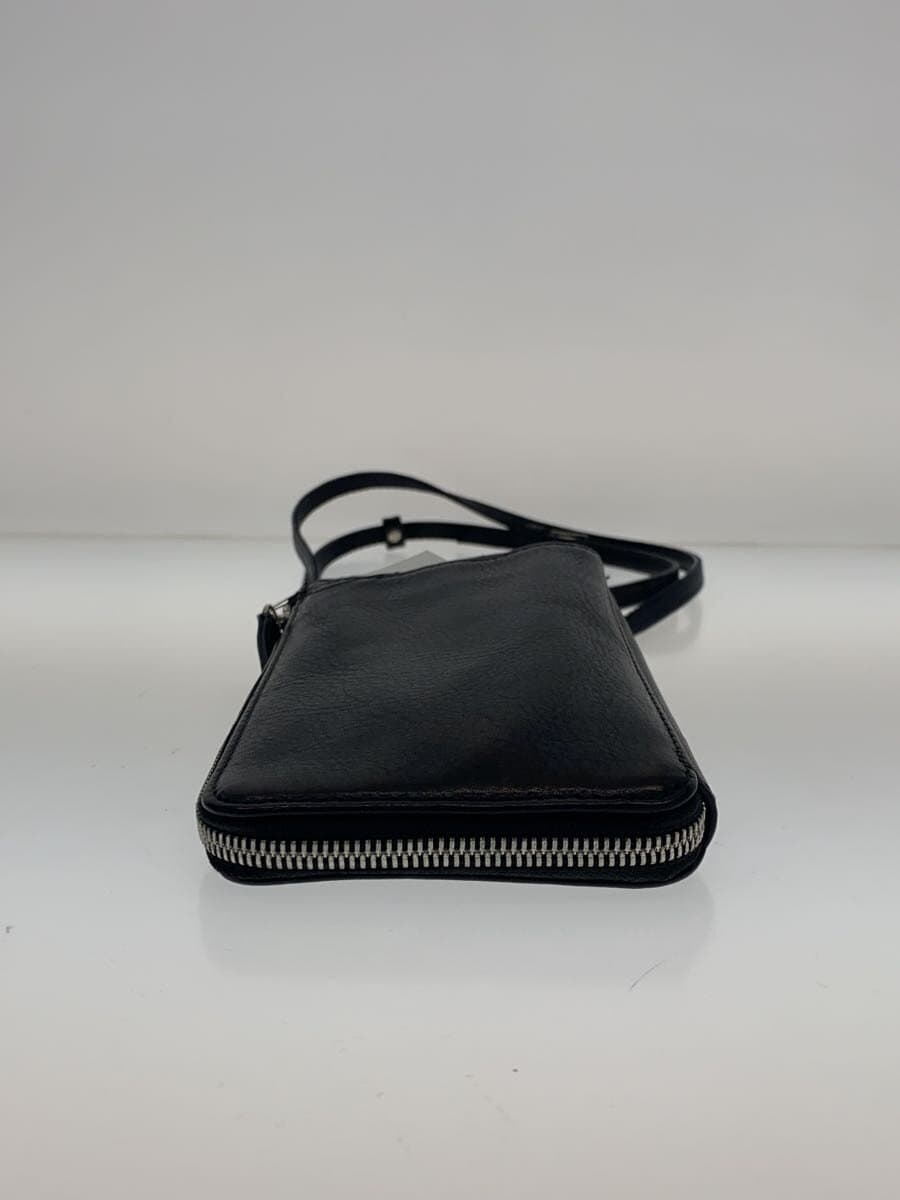 DAKOTA Shoulder Bag Leather BLK Discoloration 4