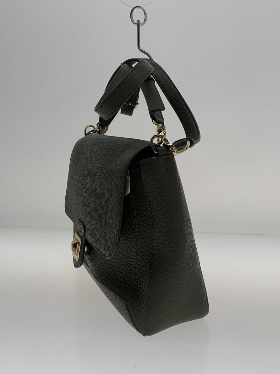 FURLA Shoulder Bag Leather KHK 2