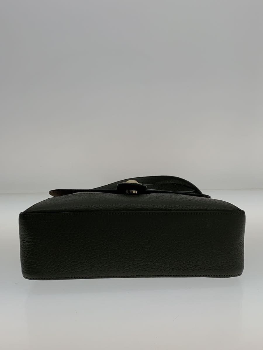 FURLA Shoulder Bag Leather KHK 4