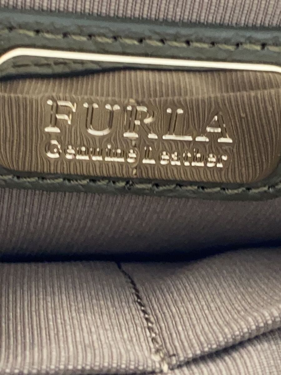 FURLA Shoulder Bag Leather KHK 5