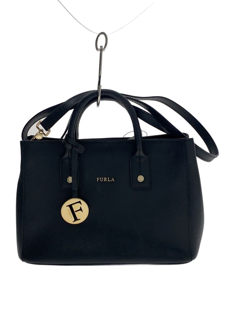 FURLA Shoulder Bag Leather BLK