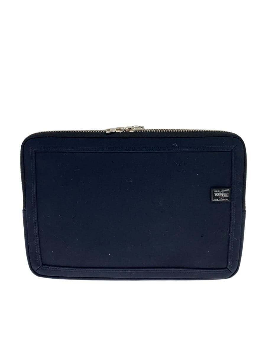 PORTER GIRL clutch bag cotton NVY 525-09967