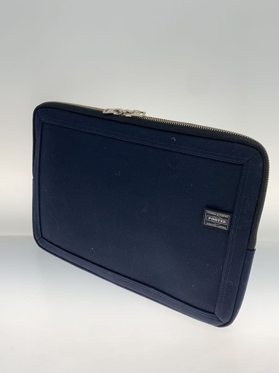 PORTER GIRL clutch bag cotton NVY 525-09967 2