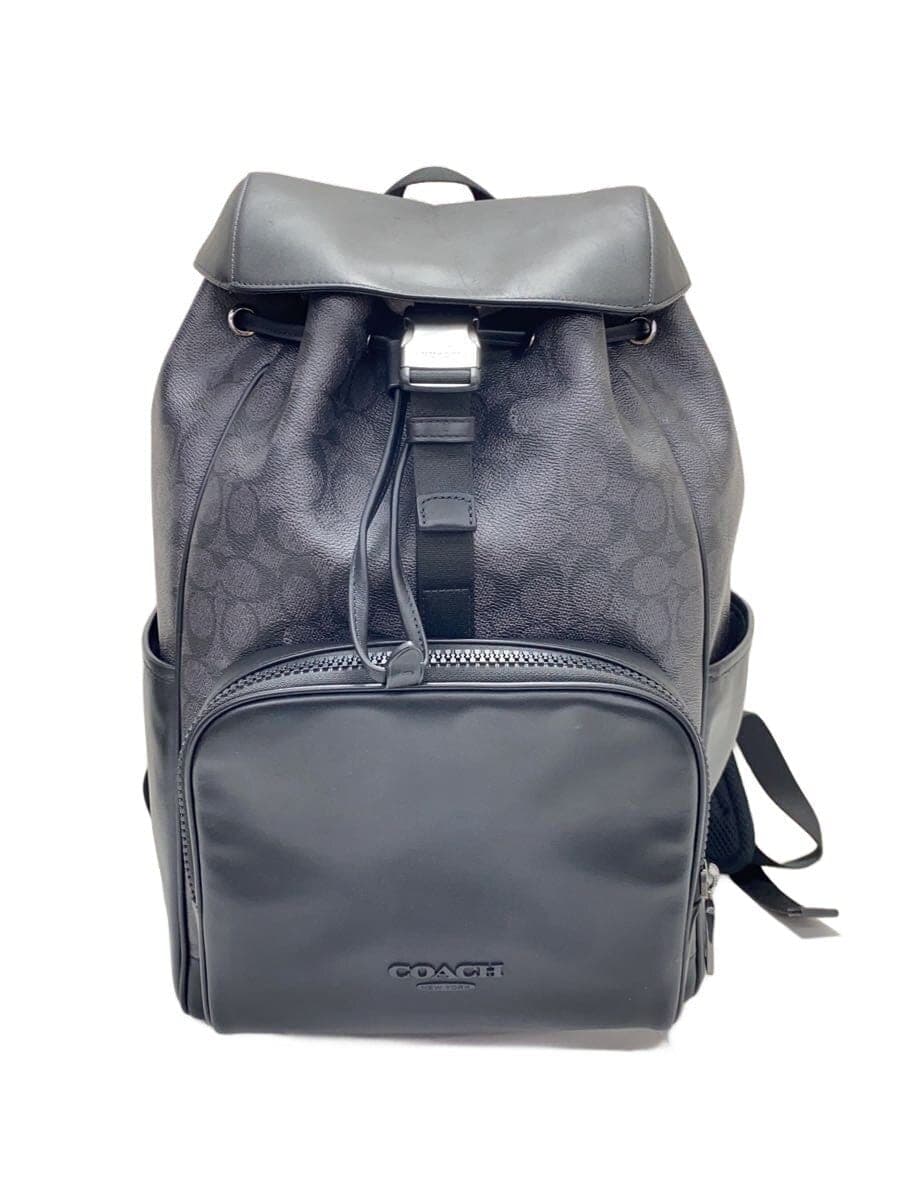 COACH Backpack PVC Black CT707