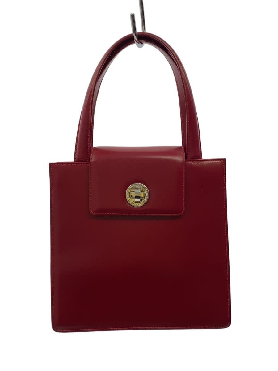 BVLGARI Handbag Leather RED