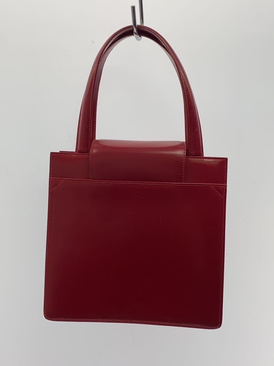 BVLGARI Handbag Leather RED 3