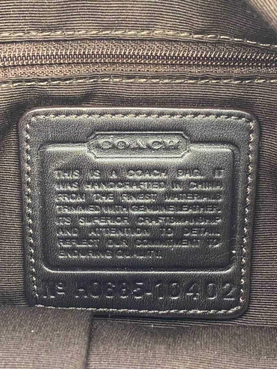 COACH Shoulder Bag_Signature Canvas BRW 5