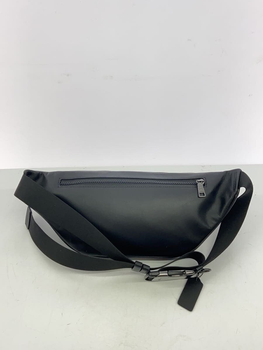 COACH Waist Bag Leather BLK CT714 3