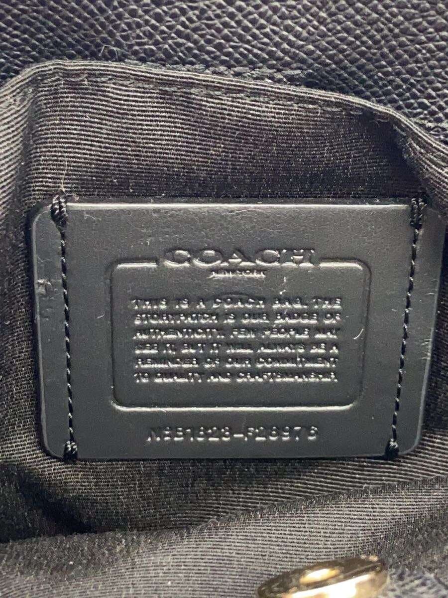 COACH Shoulder Bag Leather BLK Solid F28976 5