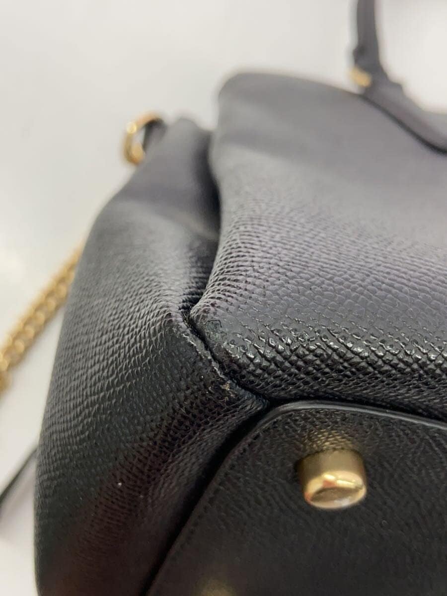 COACH Shoulder Bag Leather BLK Solid F28976 8