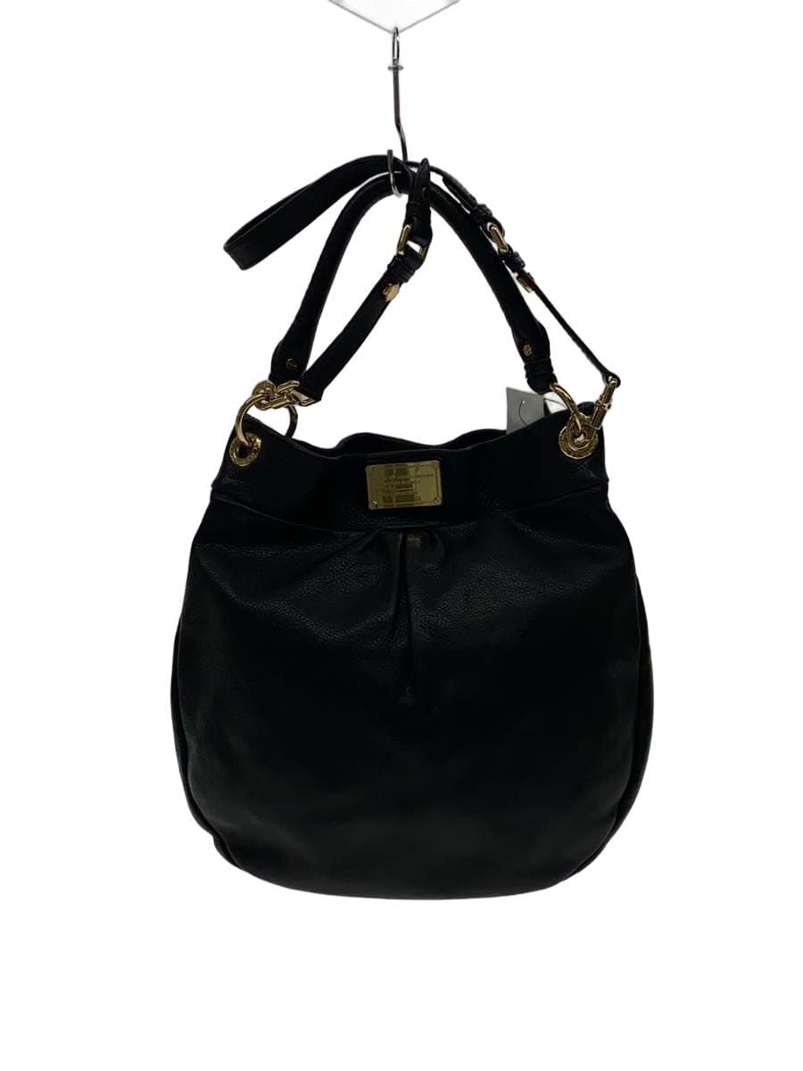 MARC BY MARC JACOBS shoulder bag leather black plain
