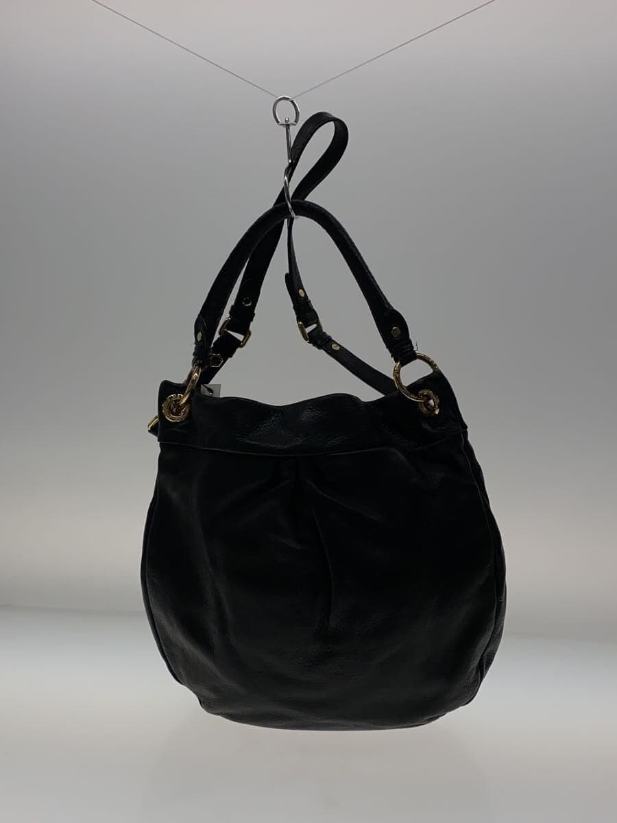 MARC BY MARC JACOBS shoulder bag leather black plain 3