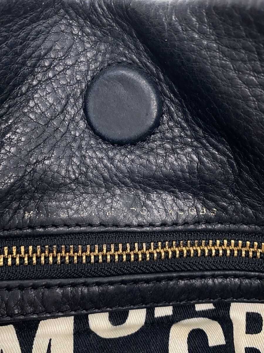 MARC BY MARC JACOBS shoulder bag leather black plain 5