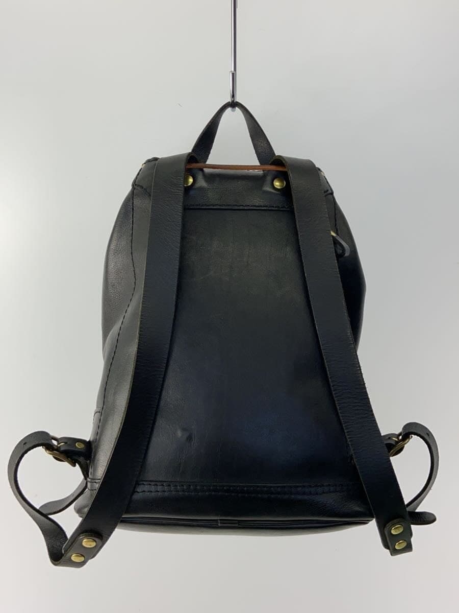 HERZ Backpack Leather Black Plain 3