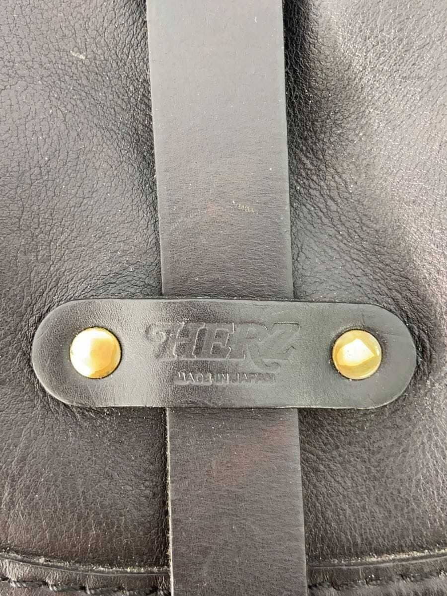 HERZ Backpack Leather Black Plain 5