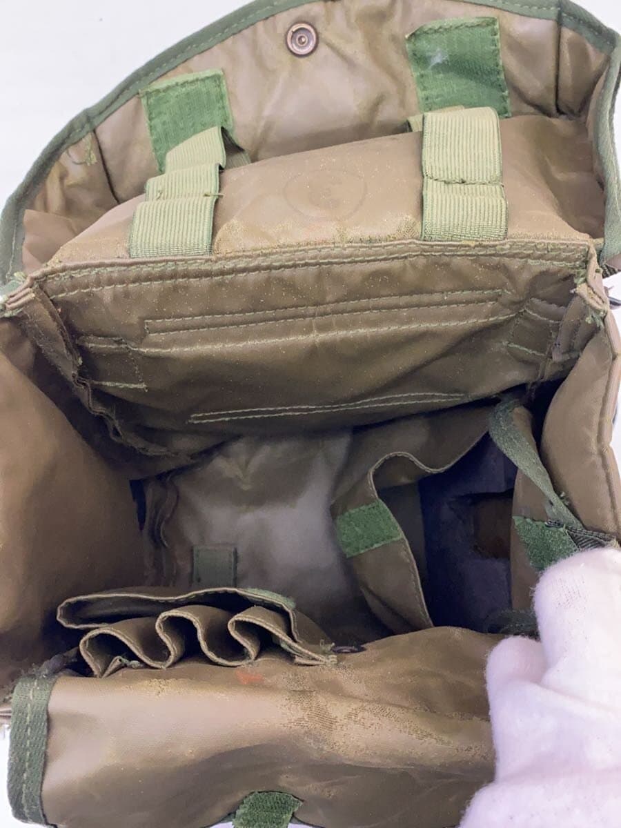 MILITARY British Army Gas Mask Shoulder Bag KHK Solid 7