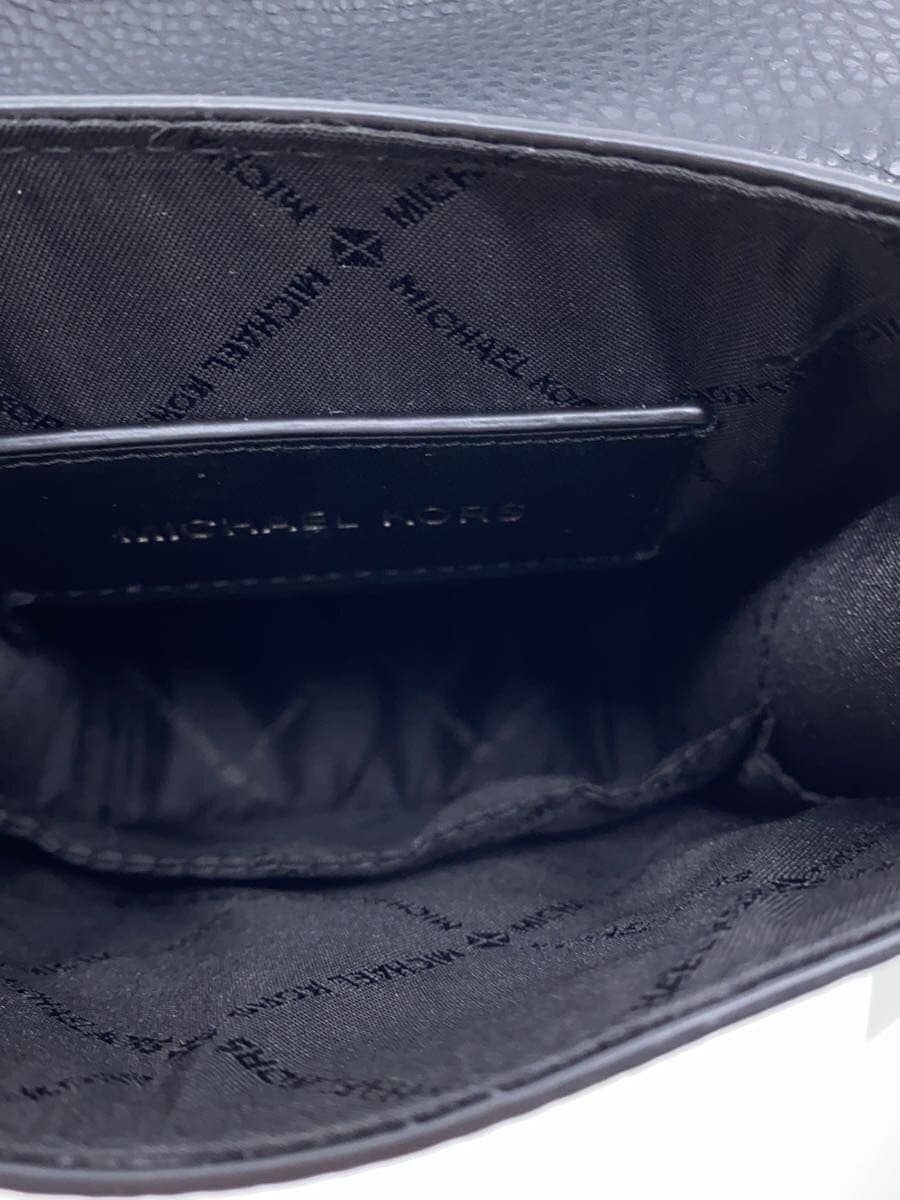 MICHAEL KORS shoulder bag leather BLK 6