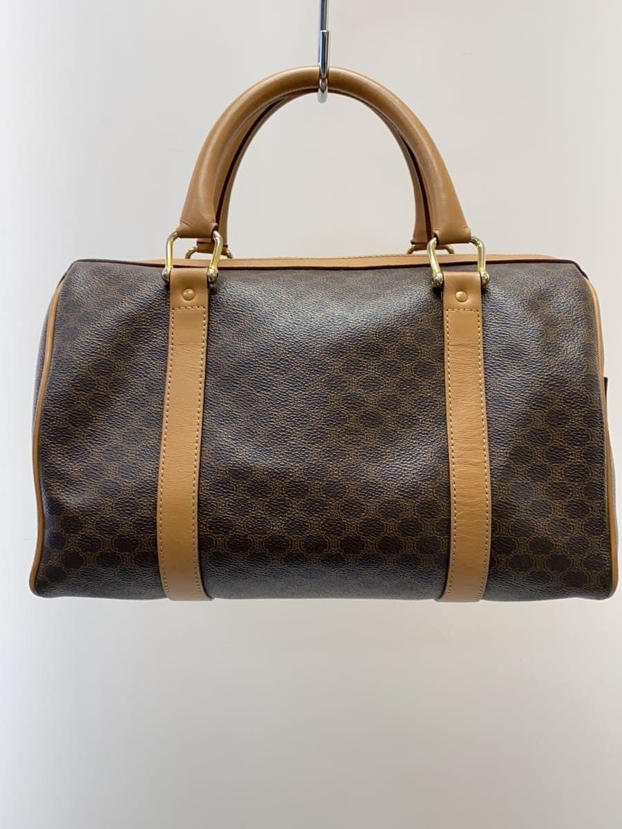 CELINE Macadam Mini Boston Boston Bag BRW All Over Pattern 3