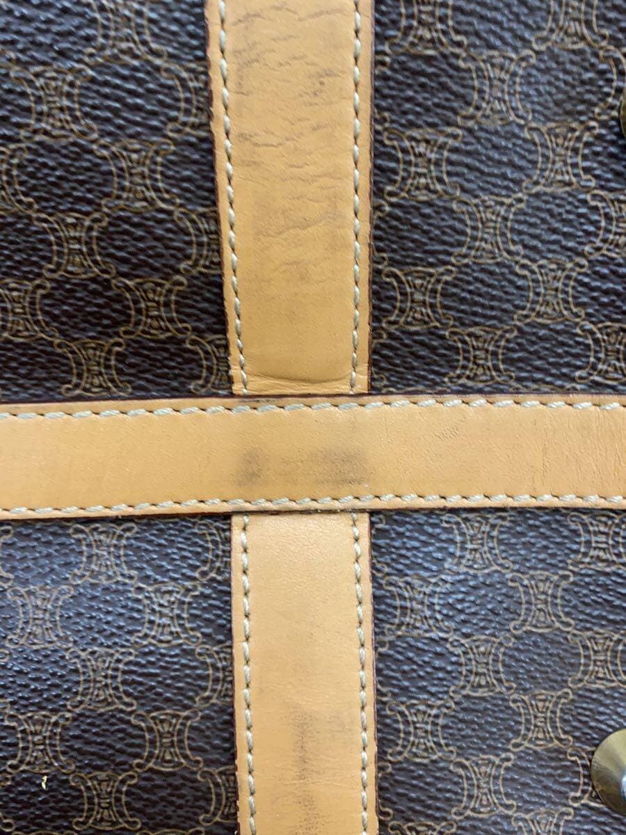 CELINE Macadam Mini Boston Boston Bag BRW All Over Pattern 8