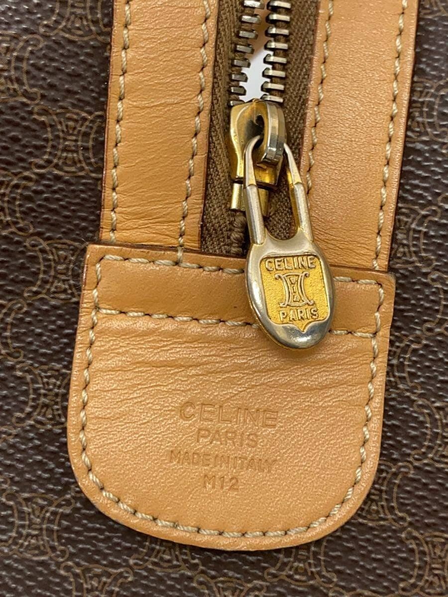 CELINE Macadam Mini Boston Boston Bag BRW All Over Pattern 9