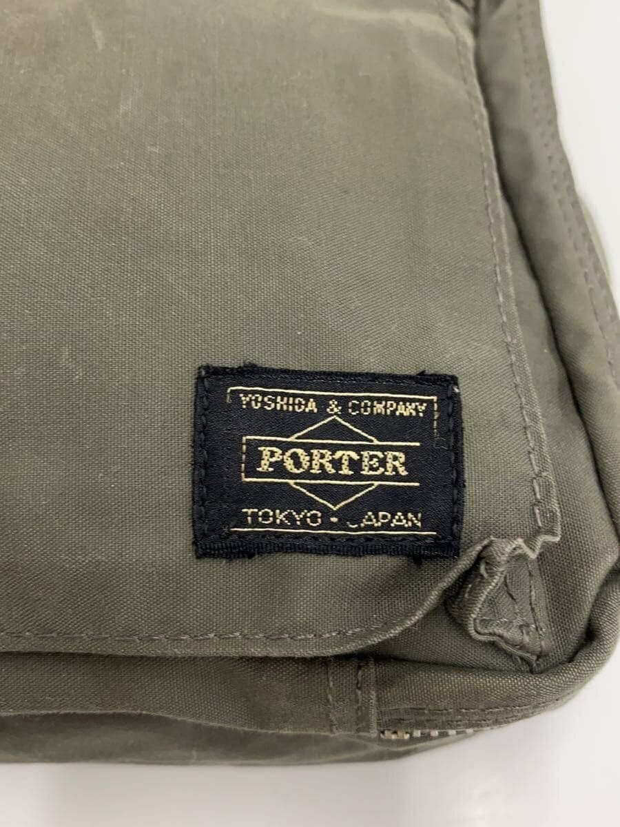 PORTERSLING BAG W zip Shoulder Bag Nylon KHK Solid 622-15154 5