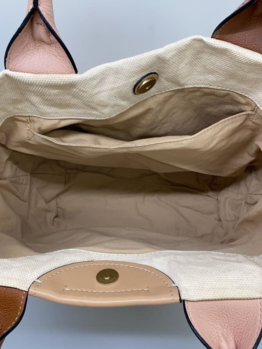 SEE BY CHLOE Tote Bag Canvas BEG 6