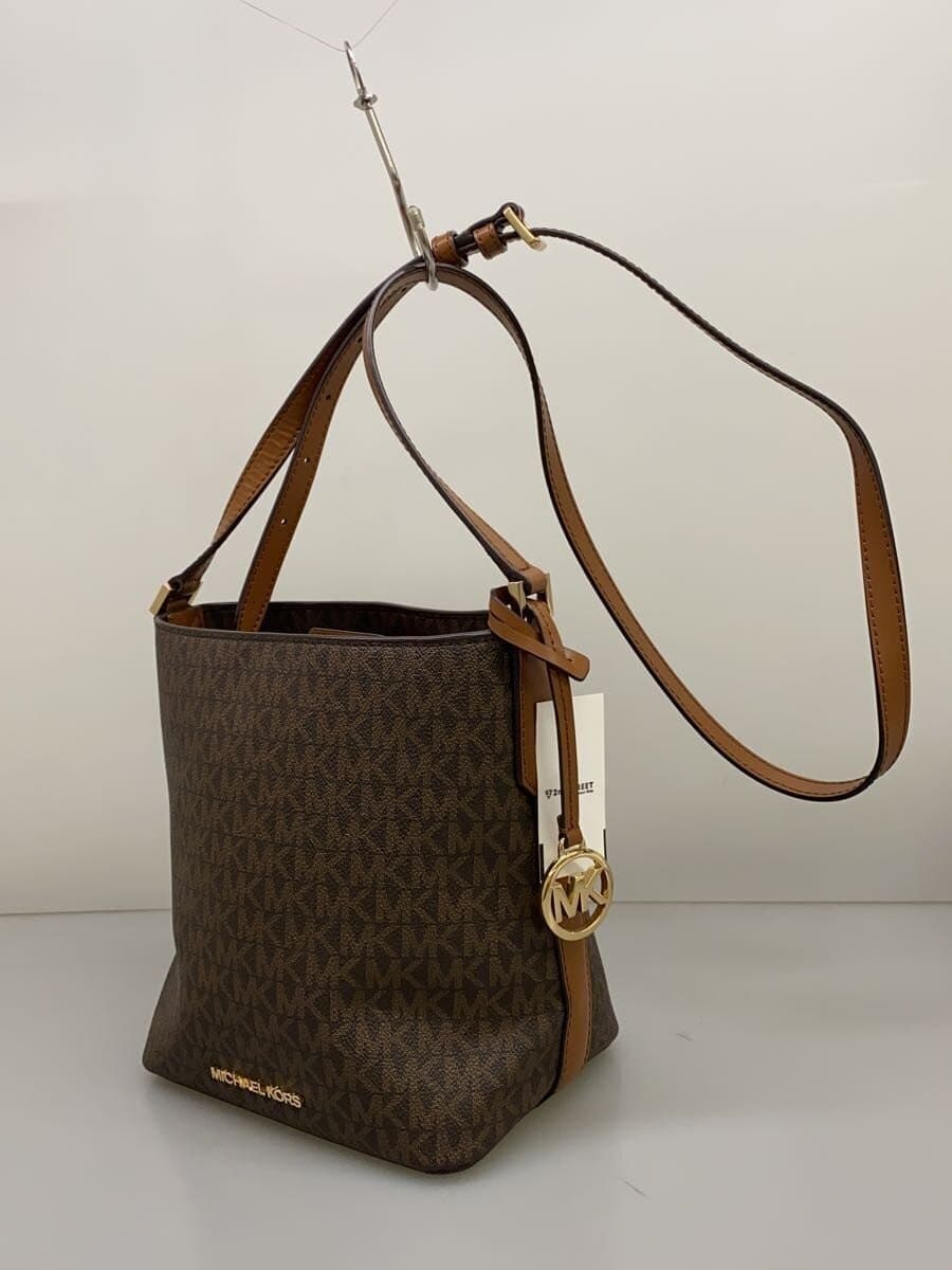 MICHAEL KORSKIMBERLY SM BUCKET BAG Shoulder Bag PVC BRW All Over Pattern 35f8gkfm1v 2