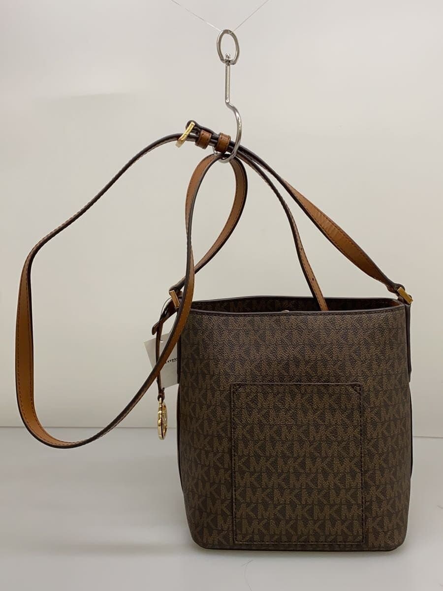 MICHAEL KORSKIMBERLY SM BUCKET BAG Shoulder Bag PVC BRW All Over Pattern 35f8gkfm1v 3