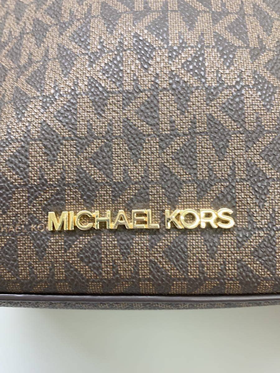 MICHAEL KORSKIMBERLY SM BUCKET BAG Shoulder Bag PVC BRW All Over Pattern 35f8gkfm1v 5