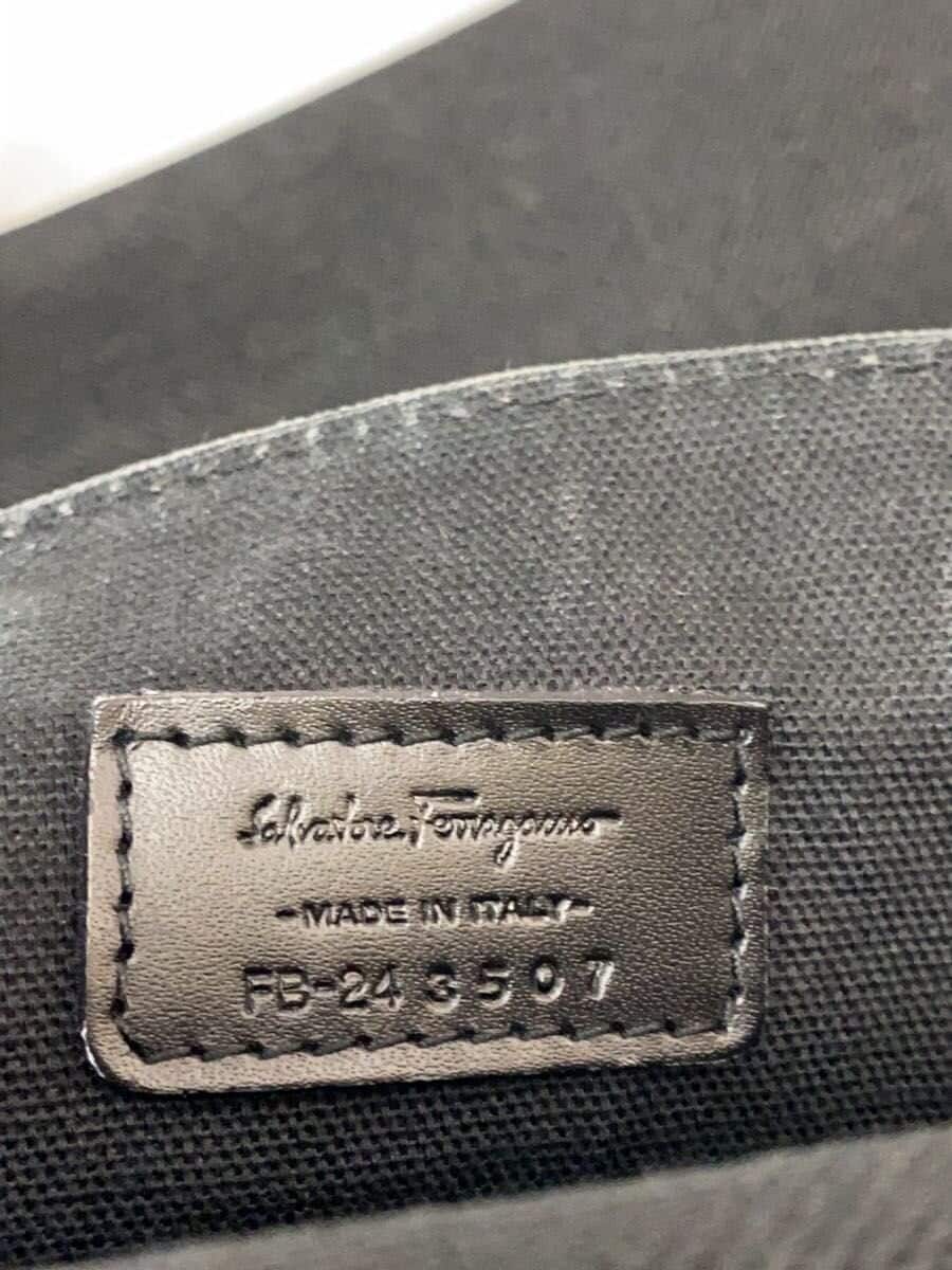 Salvatore Ferragamo Shoulder Bag BLK Solid 5