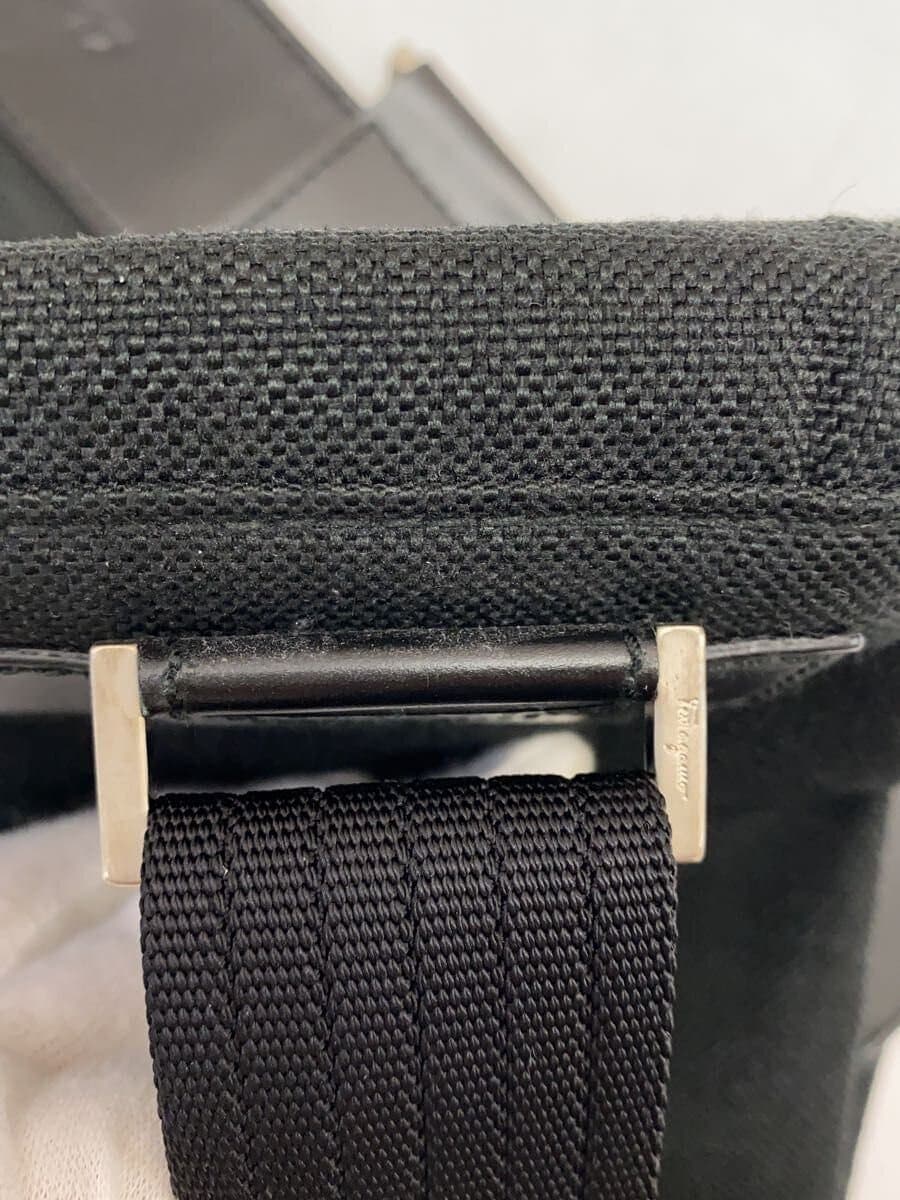 Salvatore Ferragamo Shoulder Bag BLK Solid 7