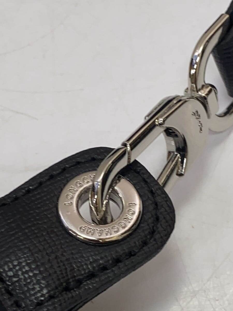 LONGCHAMP Lu Pliage R Energy S Top Handle Bag Leather BLK Solid L1512HSR00 8