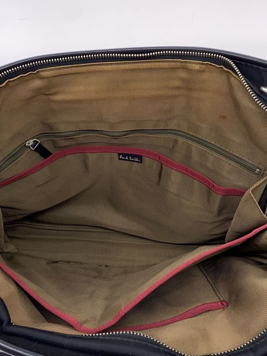 Paul Smith briefcase -- BLK stripe 6