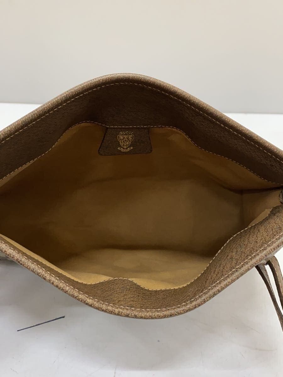GUCCI Old Gucci Clutch Bag -- BRW All-over Pattern 67-039-5465 6
