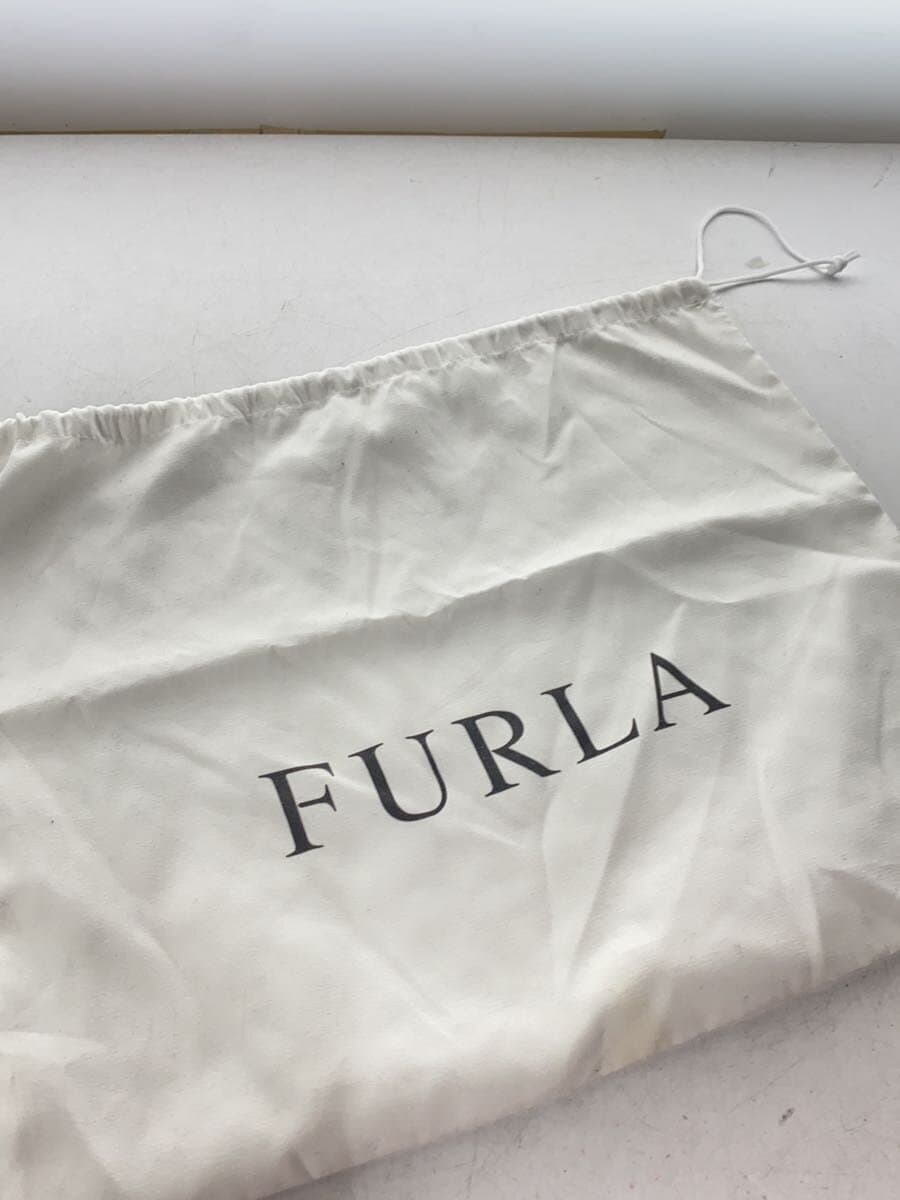 FURLA Shoulder Bag Leather GRN Solid 7