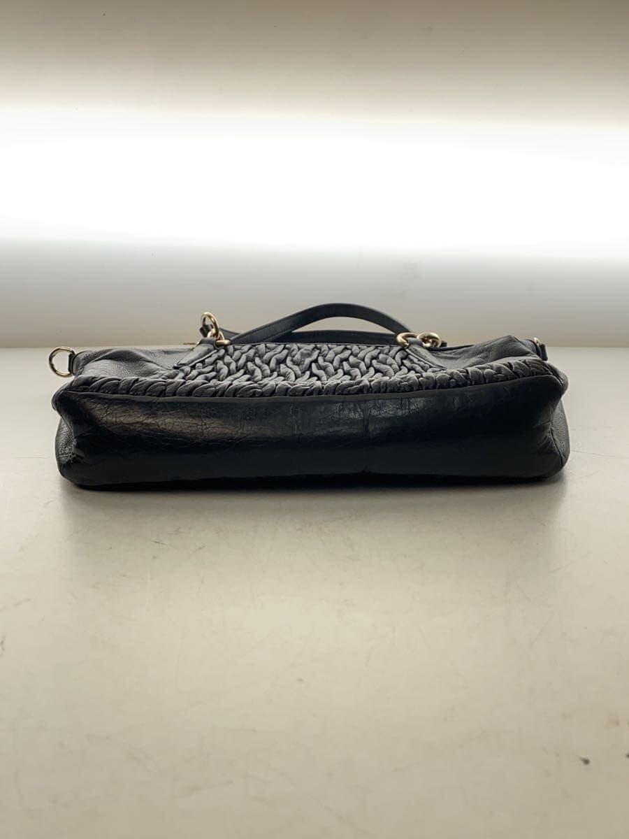 COACH Madison Gather Sophia Leather BLK Solid 4