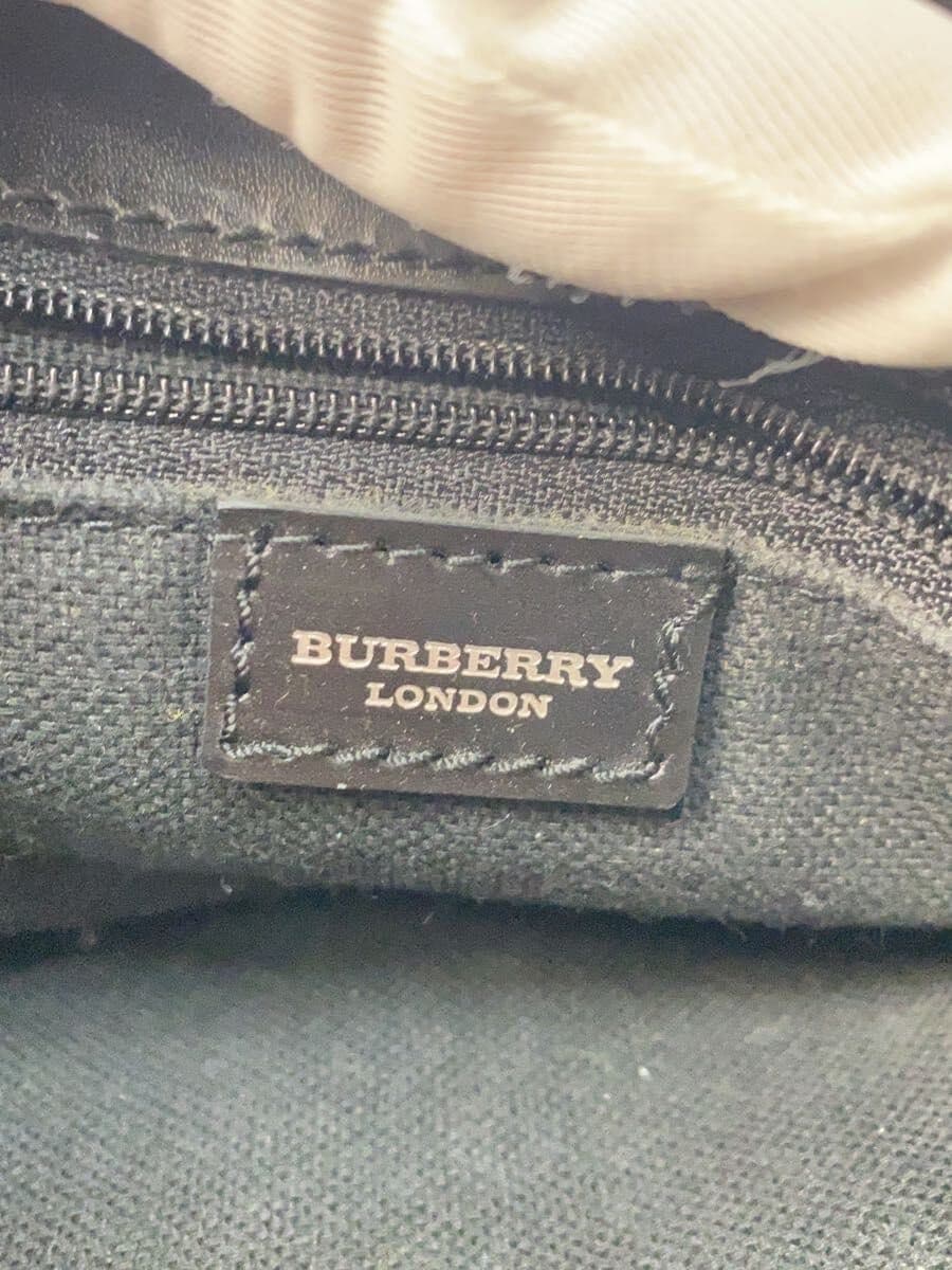 BURBERRY LONDON Handbag PVC BEG Gingham CK T-03-01 5