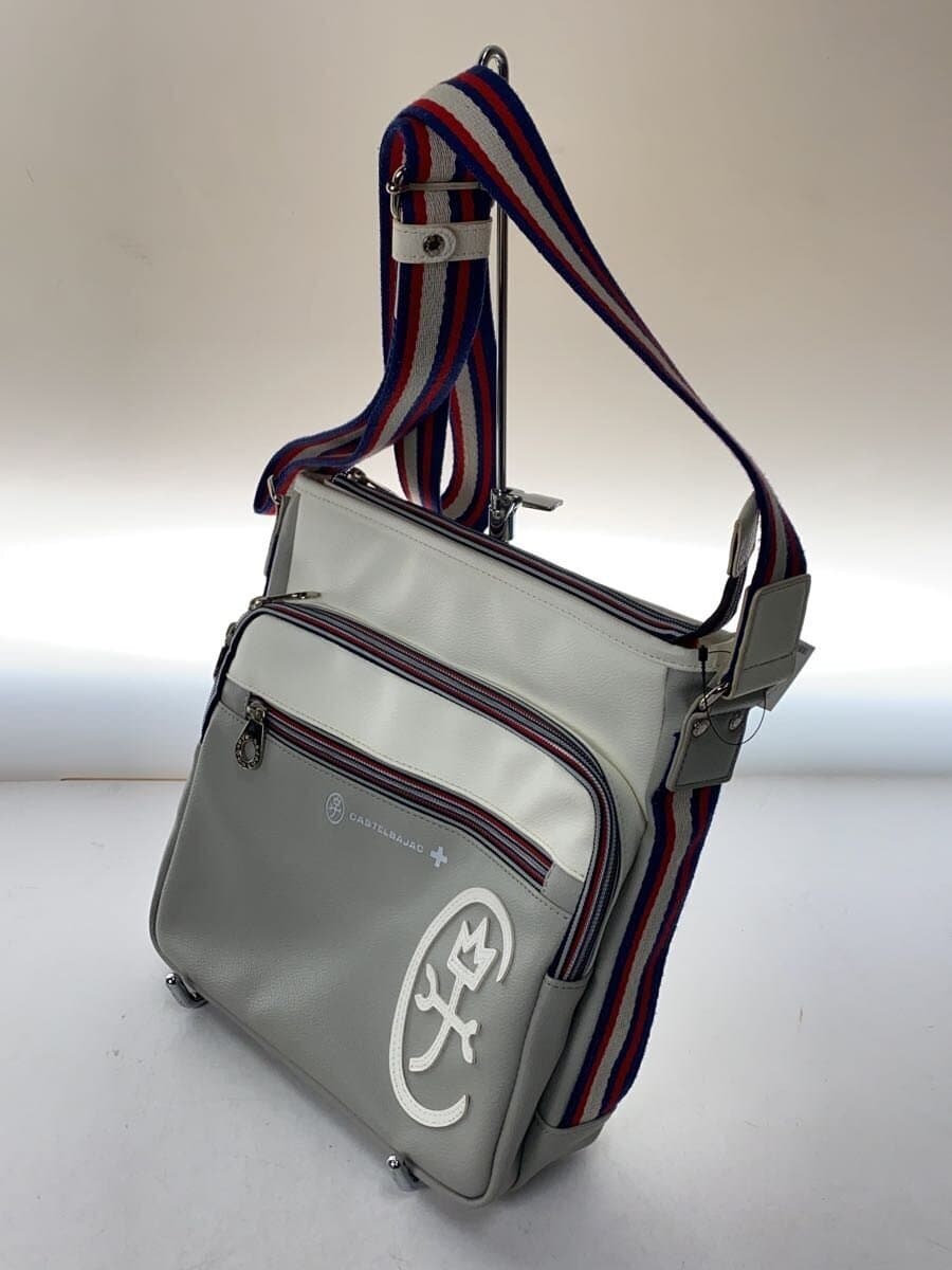 CASTELBAJAC shoulder bag fake leather GRY 2