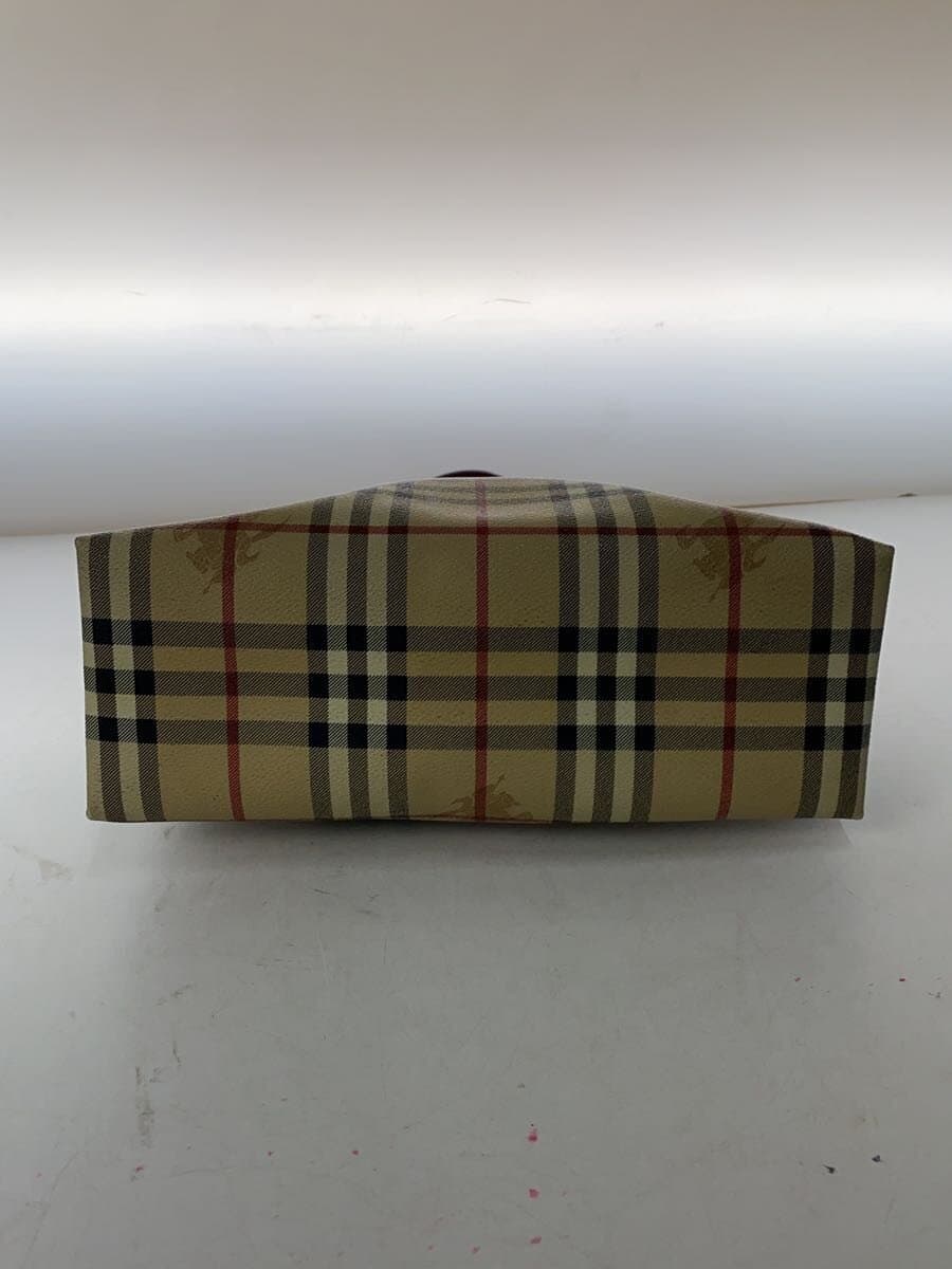 BURBERRY LONDON Tote Bag PVC BRW Check 4