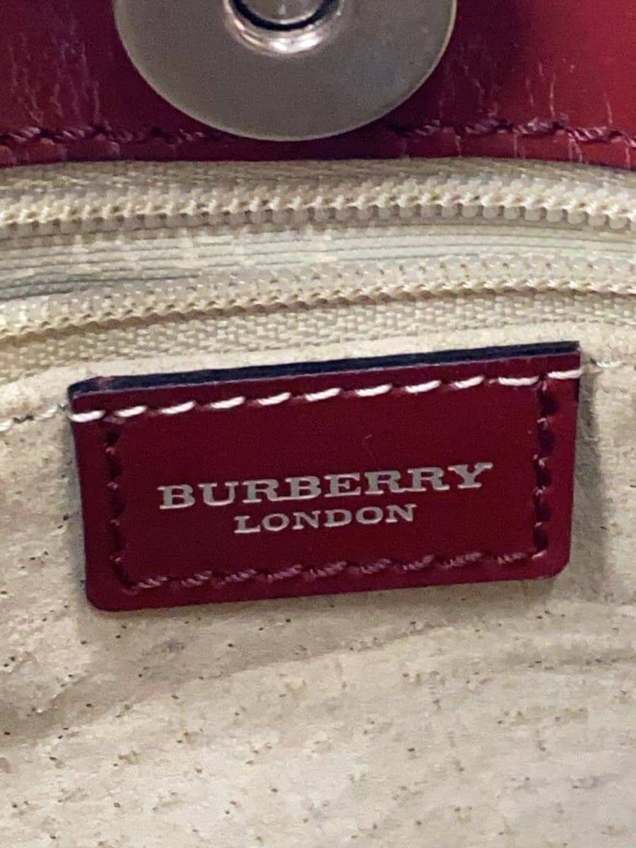 BURBERRY LONDON Tote Bag PVC BRW Check 5