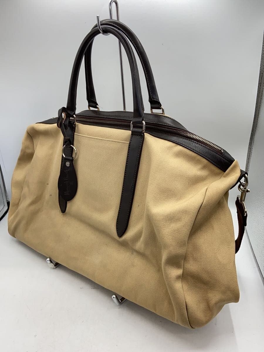 MARGARET HOWELL Old Logo 2way Classic Boston Bag Leather Combination Boston Bag 2