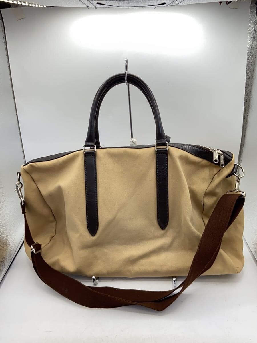 MARGARET HOWELL Old Logo 2way Classic Boston Bag Leather Combination Boston Bag 3